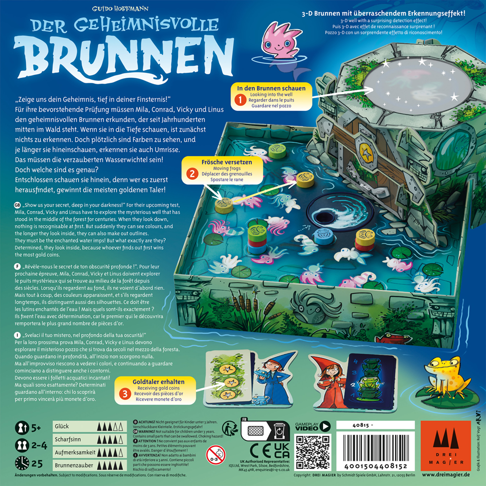 Contents of the product - The Mysterious Well